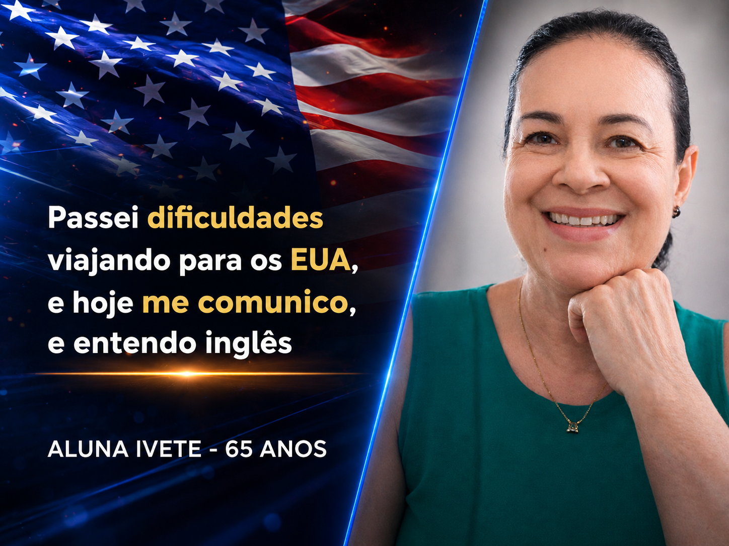 Depoimento em vídeo de aluno da Clever English Academy